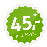 45,– EUR Inkl. MwSt.